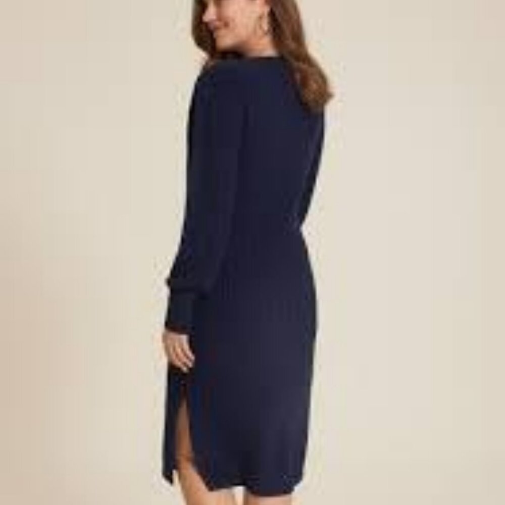 Blue Jasmine Cable Knit Sweater Dress Size XXL